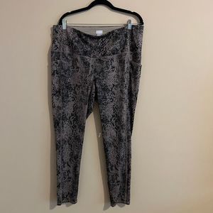 Chico's Chic Snake Pattern Leggings